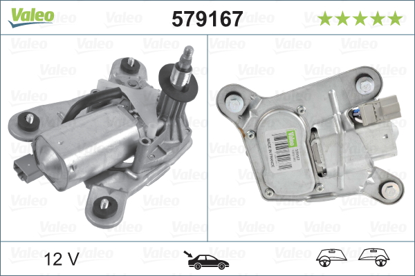 Motor stieračov VALEO